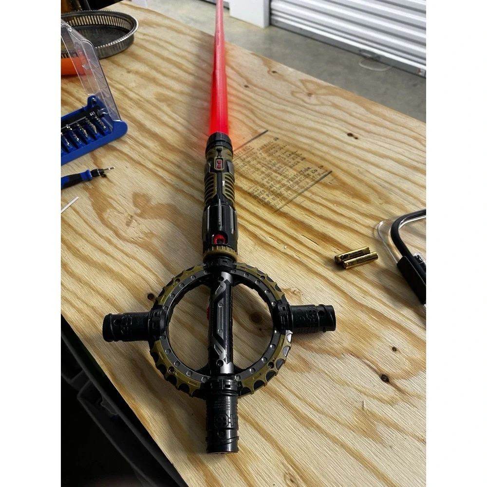 Star Wars Darth Vader‎ Mask + Red Inquisitor Bladebuilders Lightsaber –Works